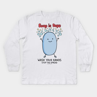 Soap is Dope Kids Long Sleeve T-Shirt